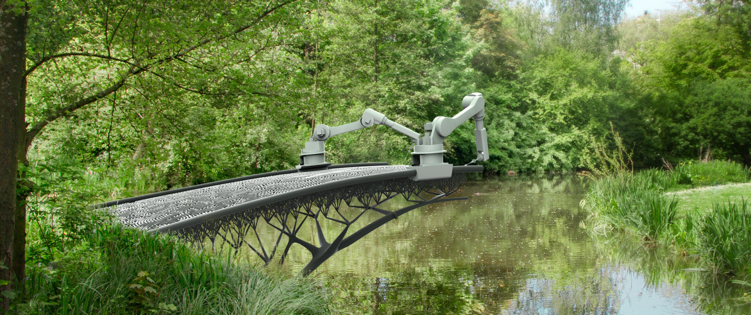 3D Printing a steel bridge in Amsterdam